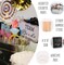 Wedding Photo Booth Props with 8 x 10-Inch Sign, 45 Adhesive Pads, 35 Wooden Sticks - Signs for Wedding Backdrop and Selfie Station